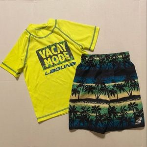 Boys two piece swim set 4T